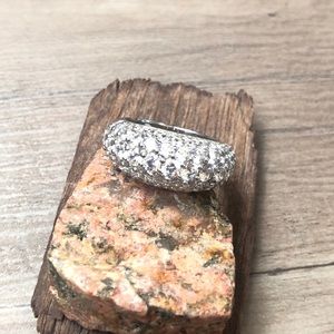 New sterling DIAMONBLISS macro pave CZ ring